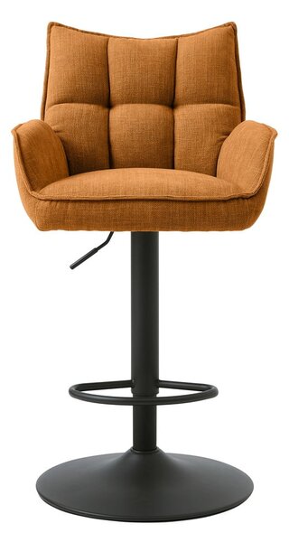 Oranžové barové stoličky s nastaviteľnou výškou v súprave 2 ks Marilla – Unique Furniture