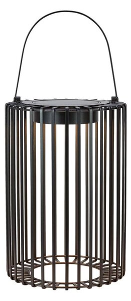 Čierny vonkajší solárny LED lampáš na USB (výška 54 cm) Cavia – Markslöjd