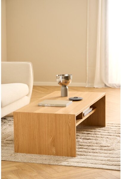 Konferenčný stolík v dekore duba v prírodnej farbe 60x120 cm Arlon – Actona