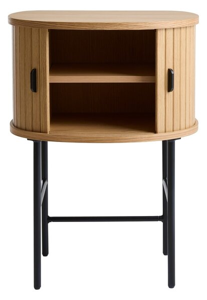 Nočný stolík v prírodnej farbe Nola – Unique Furniture