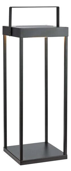 Čierny vonkajší solárny LED lampáš na USB (výška 53 cm) Pure – Markslöjd