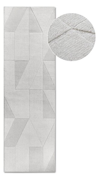 Krémovobiely ručne tkaný vlnený behúň 80x250 cm Ursule – Villeroy&Boch