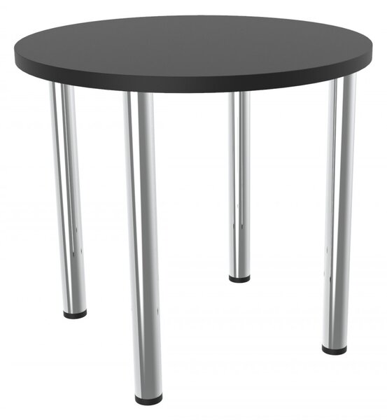 Guľatý jedálenský stôl Onex 80 cm Černá struktura