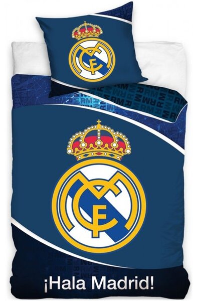Bavlnené posteľné obliečky / posteľná bielizeň Real Madrid - Hala Madrid - 70 x 80 + 140 x 200 cm | Oficiálny produkt Realmadrid