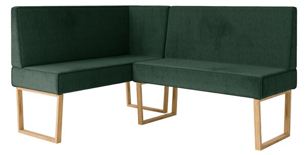 Rohová jedálenská lavica Milano - Kameleon Farba: Kameleon 85, Veľkosť: 130x170 cm, Farba nožičiek: Prírodné