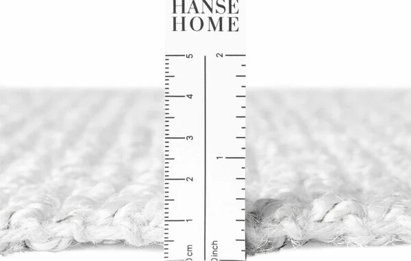 Hanse Home, Kusový koberec Jaipur 106325 White kruh, 160x160 (priemer) kruh, biela, chodba / predsieň