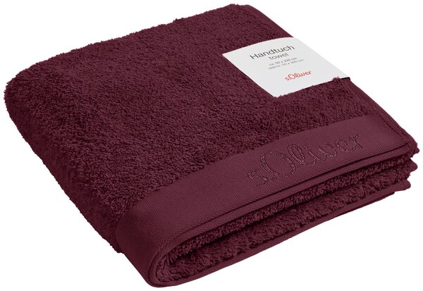 UTERÁK NA RUKY, 50/100 cm, vínovočervená S. Oliver - Kúpeľňový textil