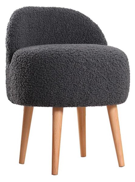 Taburet MIKI, pr. 46 cm, tmavosivý