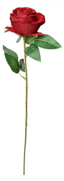 Artificial Flower Rose 50 Cm Red Plastic - 8*8*50 cm - Clayre & Eef