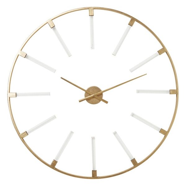KARE DESIGN Nástenné hodiny Visible Sticks 92 cm 91,5 × 91,5 × 4,5 cm