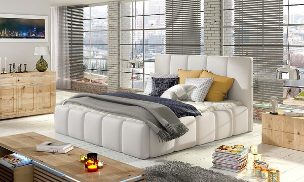 Čalúnená posteľ s úložným priestorom Hedvika 140 x 200 cm Soft 17