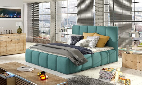 Čalúnená posteľ s úložným priestorom Hedvika 140 x 200 cm Ontario 83