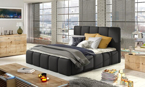 Čalúnená posteľ s úložným priestorom Hedvika 140 x 200 cm Soft 11