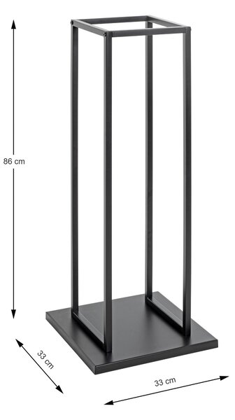 REGÁL NA DREVO, 33/85/33 cm - Ohniská & koše na drevo, Online Only