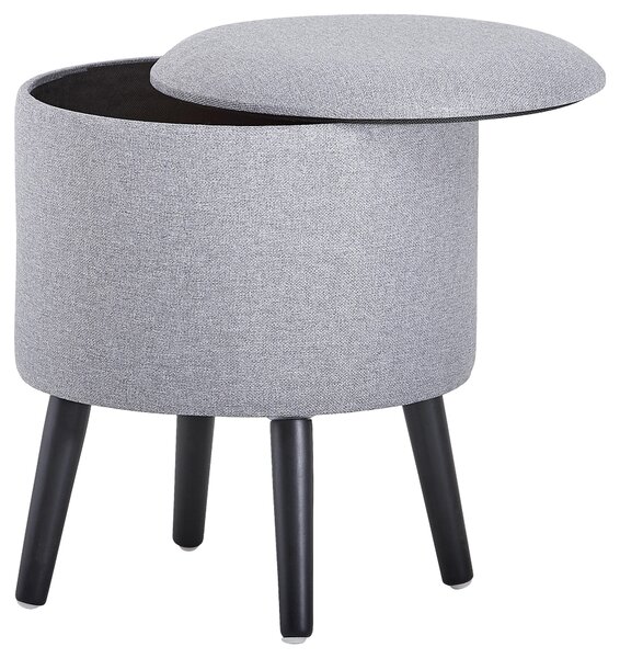 TABURETKA, drevo, textil, kompozitné drevo, 40/46/40 cm Ambia Home - Kreslá