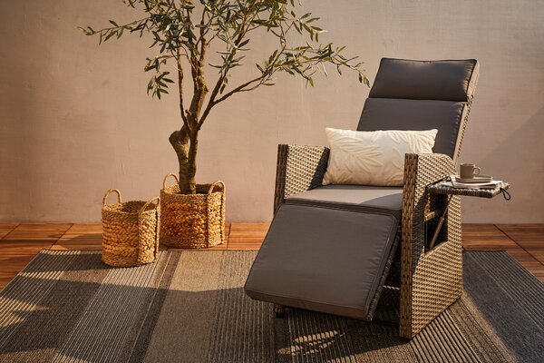 ZÁHRADNÉ RELAXAČNÉ KRESLO, kov, plast, textil Ambia Garden - Online Only záhrada, Online Only