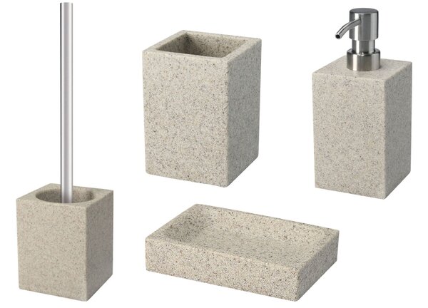 BISK Erga Sand, dávkovač mydla na postavenie, piesková, ERG-01593