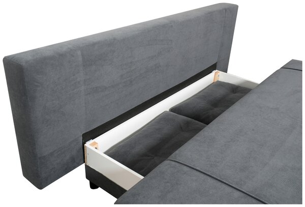 ROZKLADACIA POHOVKA, textil, tmavosivá Carryhome - Sedačky, Online Only