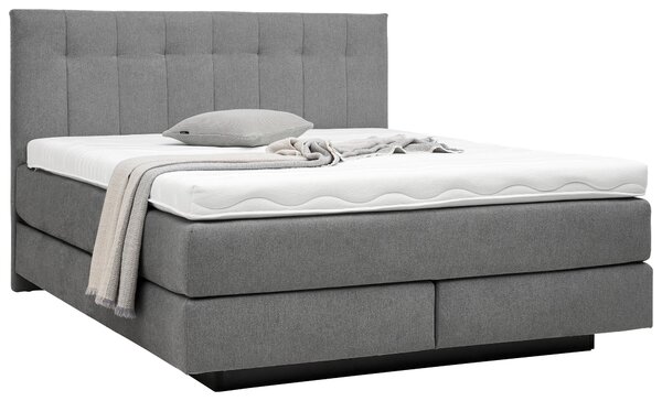 BOXSPRINGOVÁ POSTEĽ, 180/200 cm, sivá Beldomo - Sleep - Postele