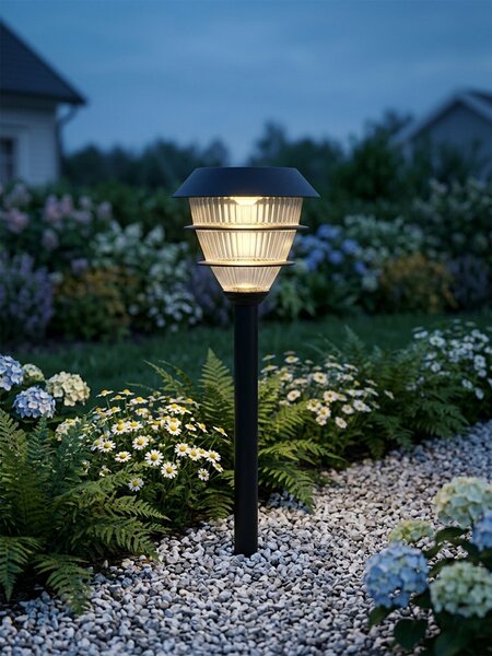 Sinsay - Solárna LED zapichovacia lampička - čierna