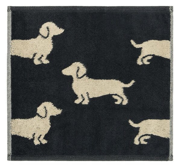 SADA UTERÁKOV NA TVÁR, 30/30 cm, čierna Cawoe - Kúpeľňový textil