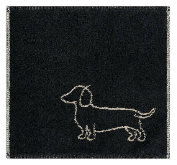 SADA UTERÁKOV NA TVÁR, 30/30 cm, čierna Cawoe - Kúpeľňový textil