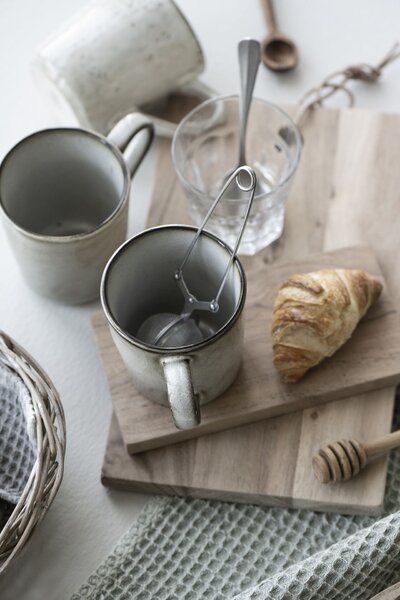 Servírovací podnos Acacia Wood with Cup Holder