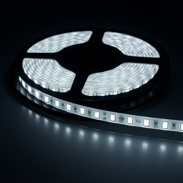 ECOLIGHT LED pásik - SMD 2835 - 5 m - 60 LED/m - 10,8 W/m - 24V - IP20 - neutrálna biela