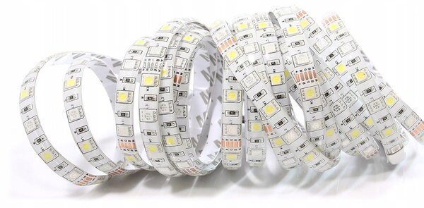 BERGE LED pásik - SMD 5050 - RGB+CW - 5 m - 60 LED/m - 14,4 W/m - IP65