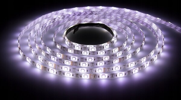 BERGE LED pásik - SMD 5050 - RGB+CW - 5 m - 60 LED/m - 14,4 W/m - IP65