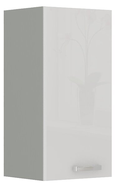 Samostatná kuchynská skrinka 30 x 72 cm 07 - HULK - Bílá lesklá