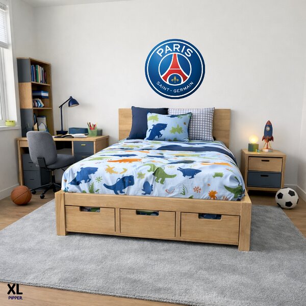 100x100cm Logo Paris Saint-Germain FC - textilná nálepka na stenu Veľkosť: 40 cm