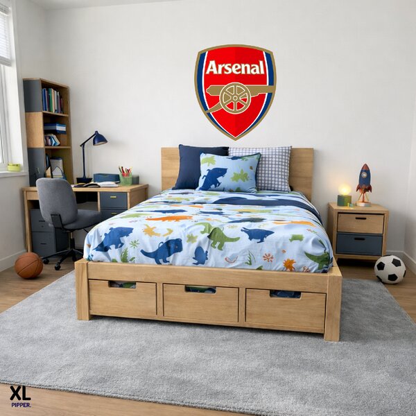 100x100cm Logo Arsenal FC - textilná nálepka na stenu Veľkosť: 60 cm