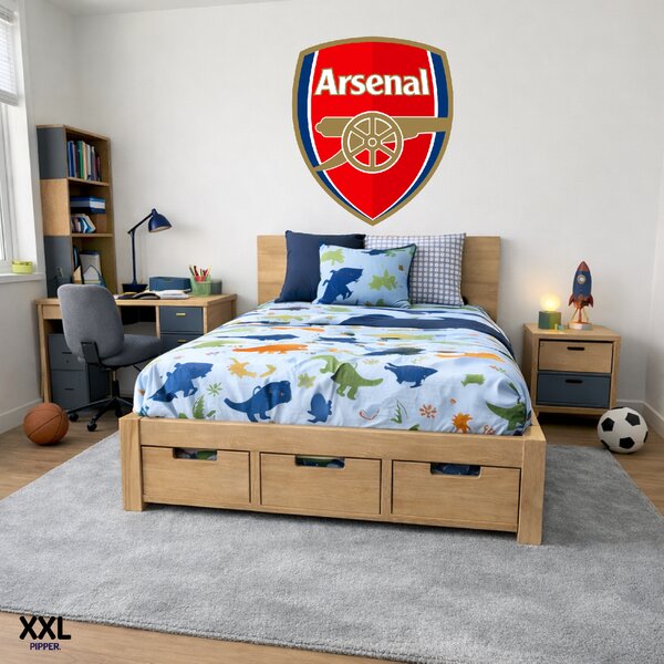 100x100cm Logo Arsenal FC - textilná nálepka na stenu Veľkosť: 100 cm
