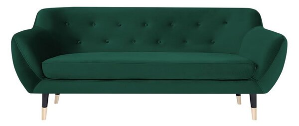 Zelená Trojmiestna pohovka Amelie 188 × 76 × 83 cm MAZZINI SOFAS