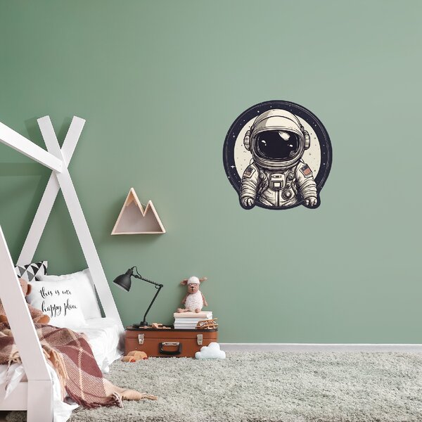 100x100cm Astronaut - textilná nálepka na stenu Veľkosť: 60 cm