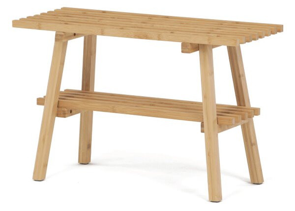 Bambusový botník hnedý DR-B056 NAT