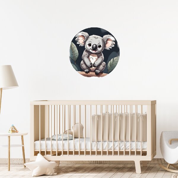 100x100cm Koala - textilná nálepka na stenu Veľkosť: 60 cm