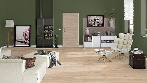 EUROWOOD 1 lamela Dub biely rustikal 45135/0063 - 2.33 m2