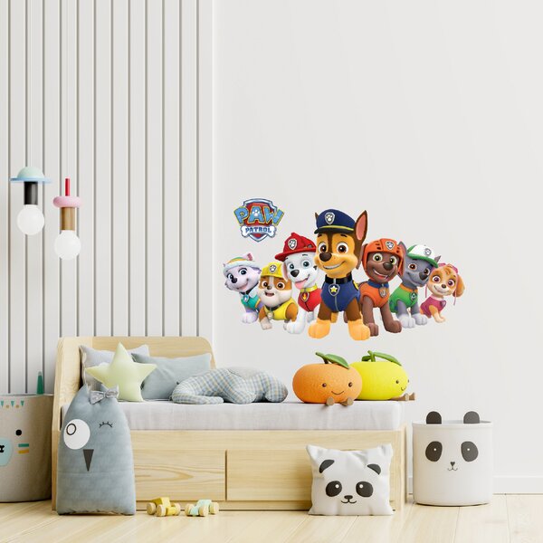 40x70cm PAW patrol 3 - textilná nálepka na stenu