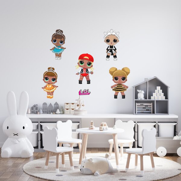 60x70cm LOL - textilná nálepka na stenu