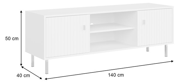TV stolík GROVIA - biela