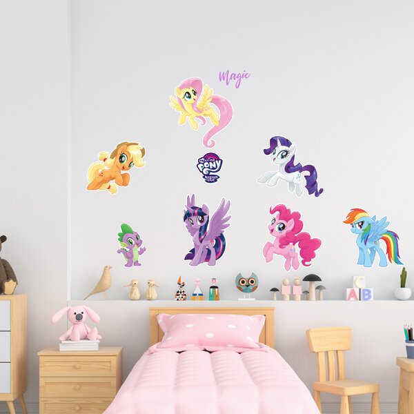 60x70cm My Little Pony 4 - nálepka na stenu