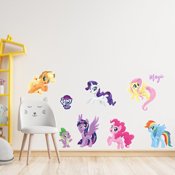 60x70cm My Little Pony 4 - nálepka na stenu