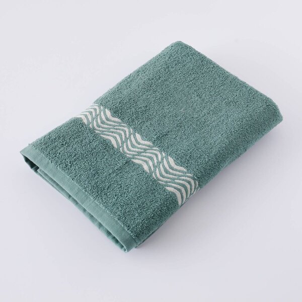 Kúpeľňový textil s originálnym vyšitým lemom 420g/m2
