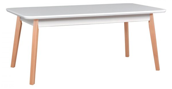 Jedálenský stôl NOEMI 8 - biela / buk