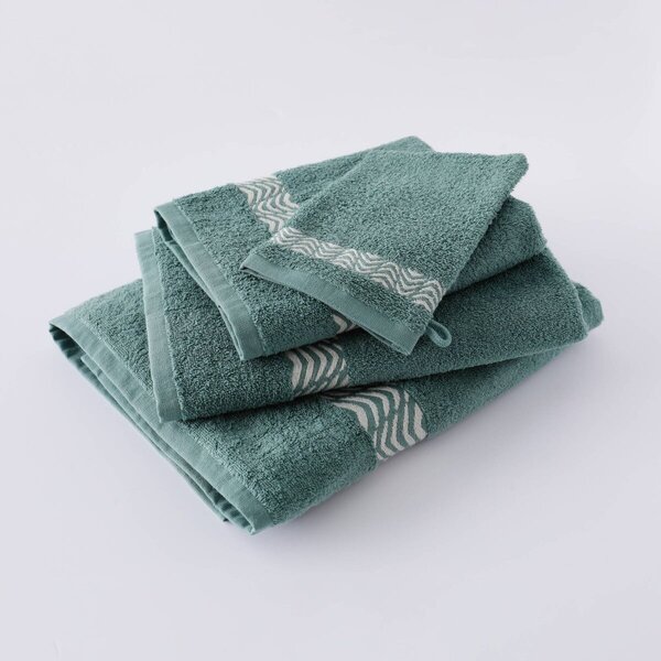 Kúpeľňový textil s originálnym vyšitým lemom 420g/m2