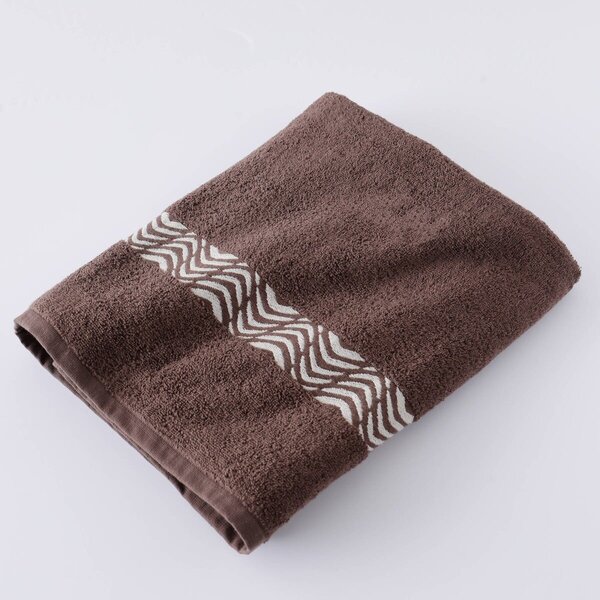 Kúpeľňový textil s originálnym vyšitým lemom 420g/m2