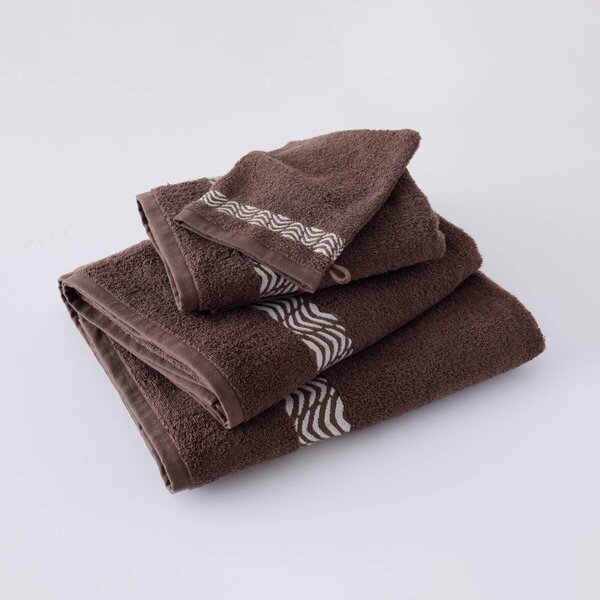 Kúpeľňový textil s originálnym vyšitým lemom 420g/m2