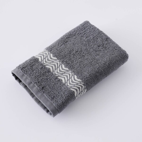 Kúpeľňový textil s originálnym vyšitým lemom 420g/m2